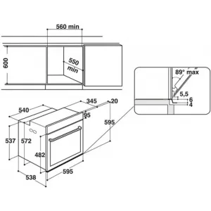 Whirlpool W7 OS4 4S1 P BL