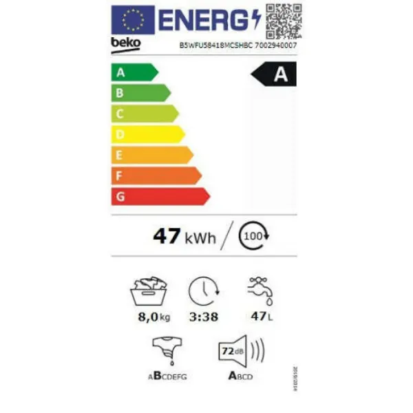 Beko B5WFU58418MCSHBC