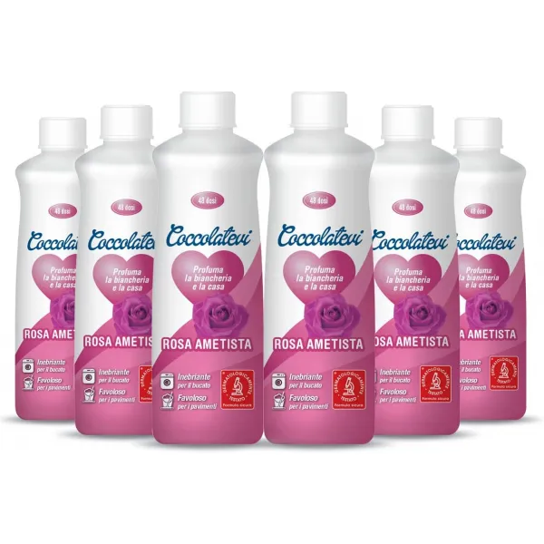 COCCOLATEVI ROSA AMETISTA 300ML - náhrada aviváže - parfum do prania Kúp viac zaplať menej: 1ks 300ML
