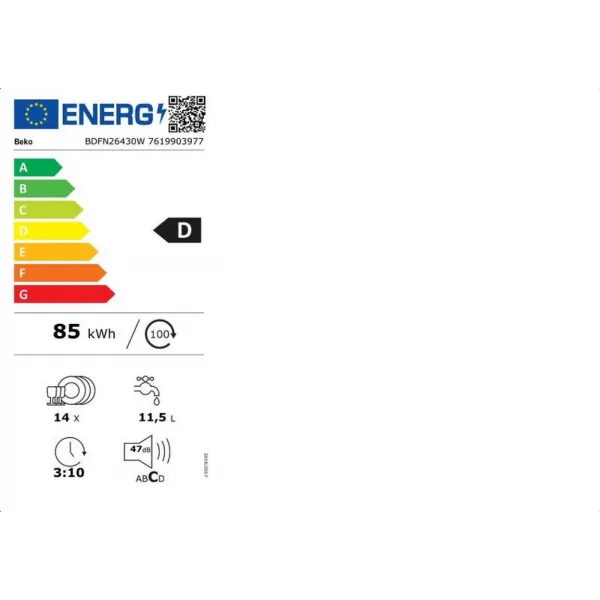 Beko BDFN26430W