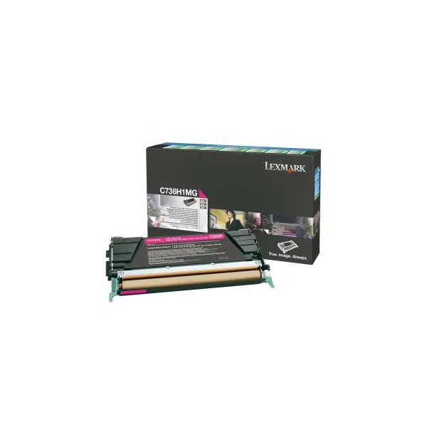 Lexmark C736H1MG purpurový (magenta) originálny toner
