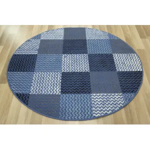 Koberec Luna 503568/94955 modrý / sivý