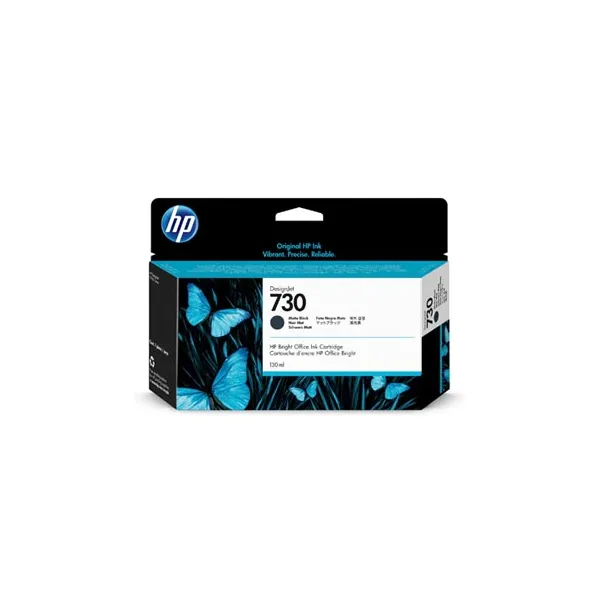 HP 730 P2V65A matne čierna (matte black) originálna cartridge