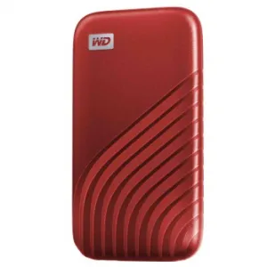 SanDisk WD My Passport SSD externý 1TB , USB-C 3.2 , 1050/1000MB/s R/W PC a Mac , červená