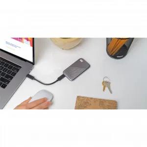 SanDisk WD My Passport SSD externý 1TB , USB-C 3.2 , 1050/1000MB/s R/W PC a Mac , farba space gray