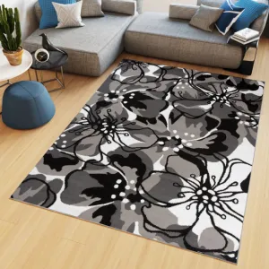 DECOREUM Koberec Z907D MAYA čierna Rozmery: 200x200