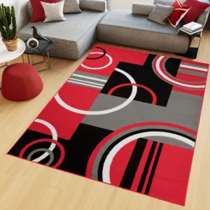 DECOREUM Koberec Z897A MAYA červená Rozmery (v): 200x200