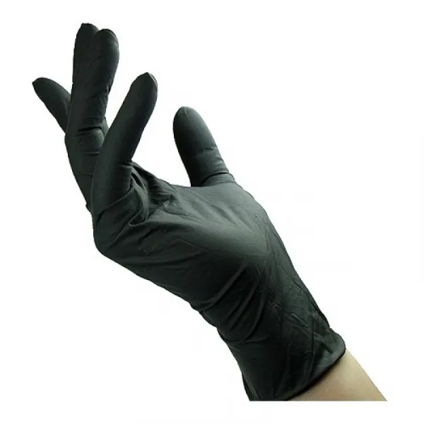 Rukavice Hercules Black Touch - M - čierne - latex - 10 ks 5151