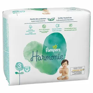 Pampers Harmonie, Veľkosť 3, 31 Plienky, 6kg-10kg