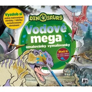 Jiri Models Mega vodová omaľovánka A3 - Dinosaury