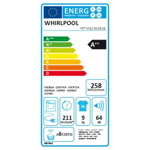 Whirlpool FFT M22 9X2WS EE
