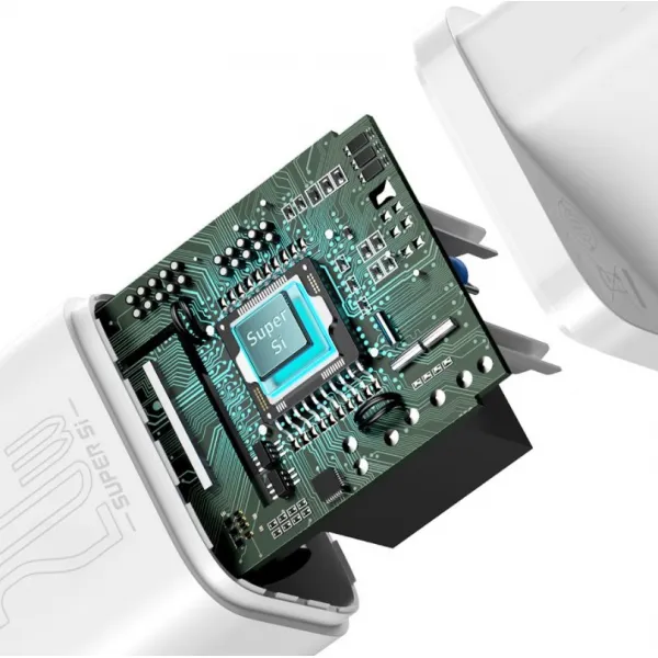 Baseus Super Si Quick Charger 1C 20W - biela