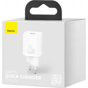 Baseus Super Si Quick Charger 1C 20W - biela