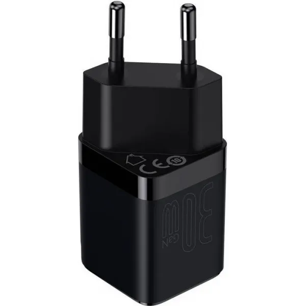 Baseus Quick Nabíjací adaptér USB-C 30W, Čierny
