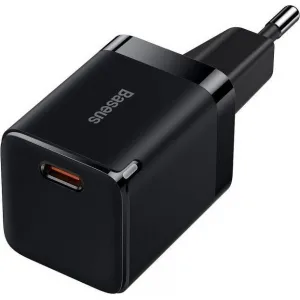 Baseus Quick Nabíjací adaptér USB-C 30W, Čierny
