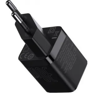 Baseus Quick Nabíjací adaptér USB-C 30W, Čierny