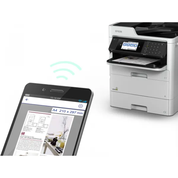 EPSON WorkForce Pro WF-C579RDWF, RIPS, WiFi, LAN, USB, DADF, Duplex C11CG77401