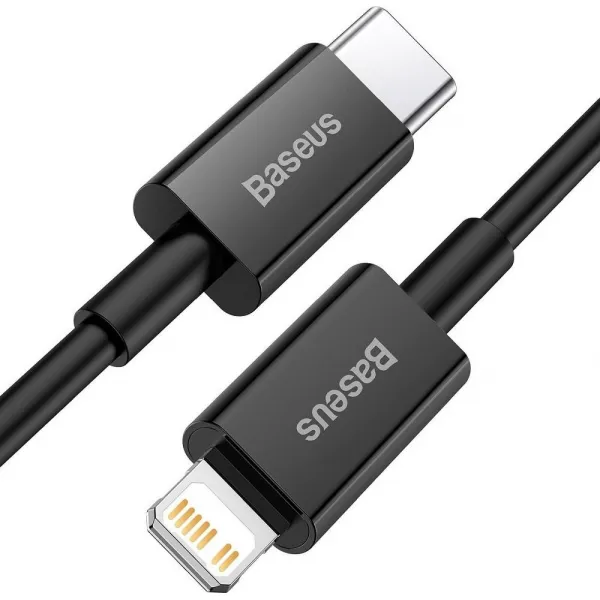 Rýchlonabíjací kábel Baseus Superior Series Type-C/Lightning 20W 2m Black