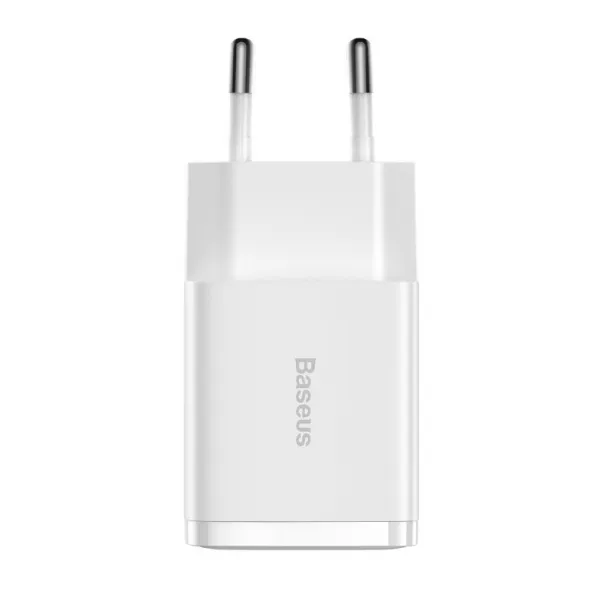 Baseus Nabíjačka Compact 2xUSB 10,5W, Biela