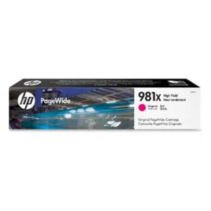 HP 981X, L0R10A purpurová (magenta) originálna cartridge