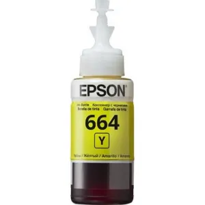 EPSON T6644 (C13T66444A), originálna cartridge, žltá, 70ml, Pre tlačiareň: EPSON L220, EPSON L565, EPSON L3060, EPSON L382, EPSON L1455, EPSON L355,