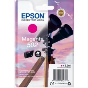 EPSON C13T02V34010, originálna cartridge, purpurová, 3,3ml, Pre tlačiareň: EPSON EXPRESSION HOME XP-5100