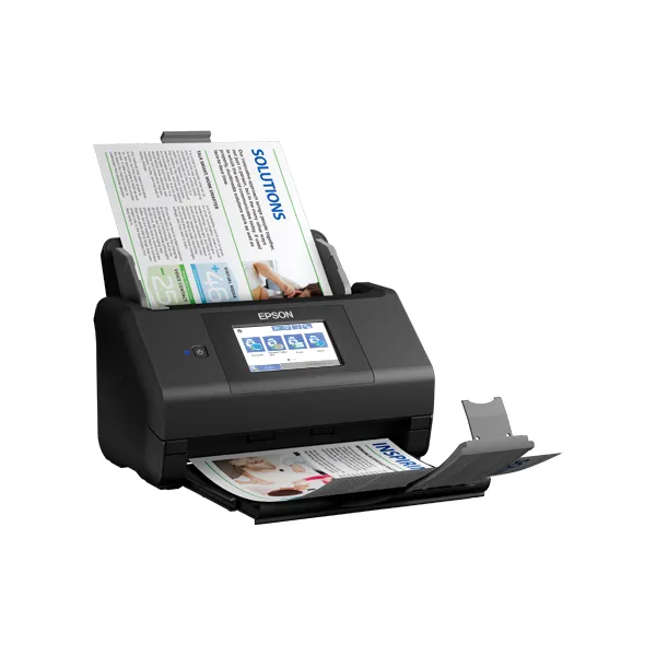 Skener EPSON WorkForce ES-580W, A4, 600x600 dpi, 35 strán za minútu, USB 3.0, bezdrôtová sieť LAN, 3 roky záruka po registrácii.