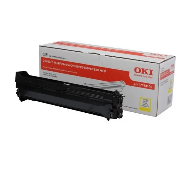 OKI Obrazový valec 42918105 žltý pre C9600 C9800 30k