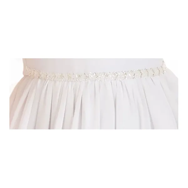 Emma Dievčenské šaty ZARA  M/418 Farba: Biela, Veľkosť: 164