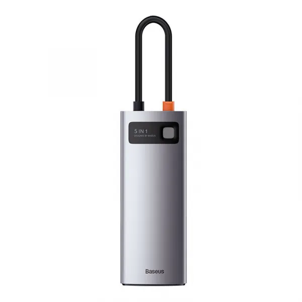 Hub 5v1 Baseus Metal Gleam Series, USB-C na 3x USB 3.0 HDMI USB-C PD Varianta: uniwersalny