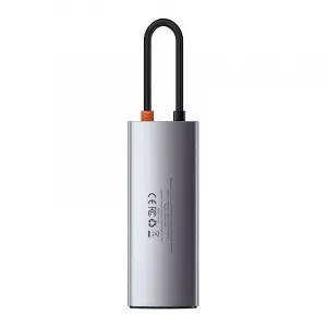 Hub 5v1 Baseus Metal Gleam Series, USB-C na 3x USB 3.0 HDMI USB-C PD Varianta: uniwersalny