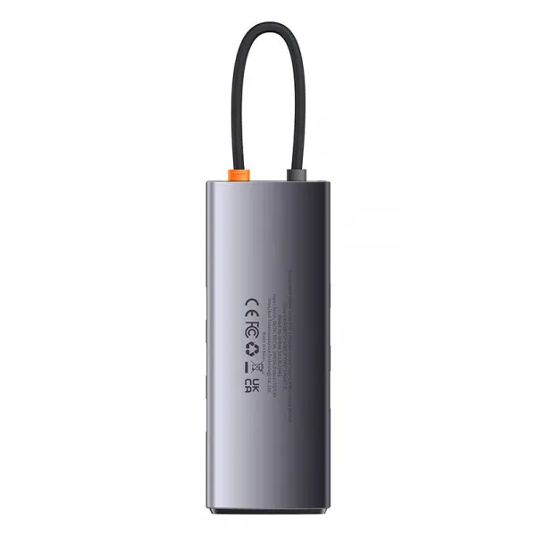Hub 7w1 Baseus Metal Gleam Series, USB-C do 3x USB 3.0 + HDMI + USB-C PD + VGA +... 035213
