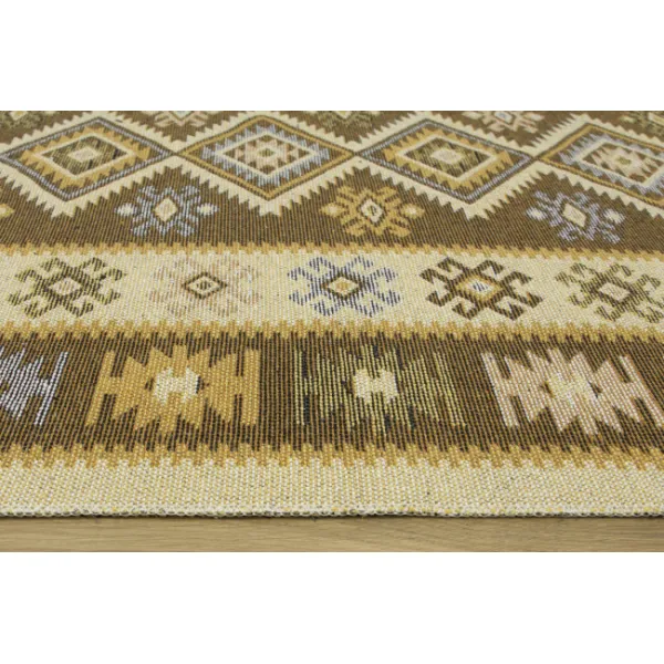 Obojstranný koberec / behúň Kilim medový 3