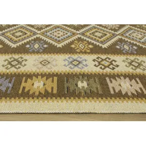 Obojstranný koberec / behúň Kilim medový 3