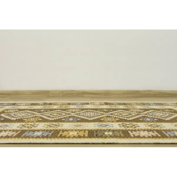 Obojstranný koberec / behúň Kilim medový 3