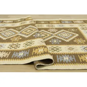 Obojstranný koberec / behúň Kilim medový 3