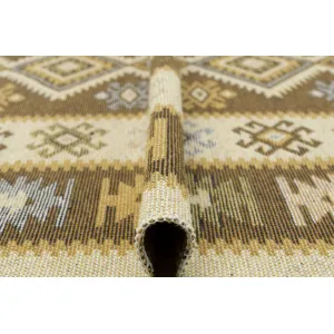 Obojstranný koberec / behúň Kilim medový 3