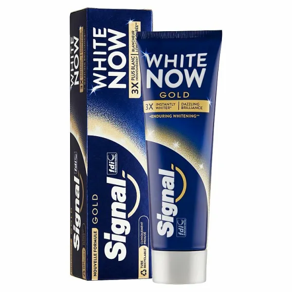 Signal White Now Gold zubná pasta 75 ml