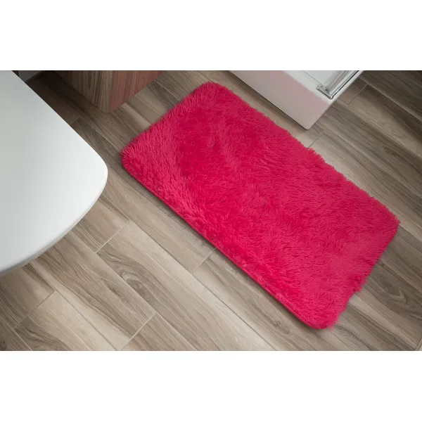 Kúpeľňový koberček SILK ARTS -61 1PC fuksia