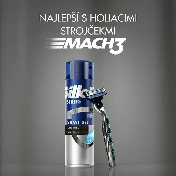 Gillette Series Cleansing gél na holenie pre mužov 200 ml