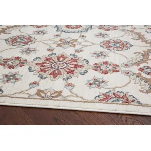 DECOREUM Koberec L747A DUBAI biela Rozmery (v): 60x100