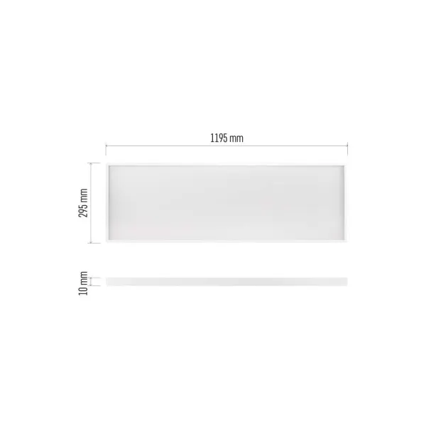 EMOS LED panel MAXXO 60×60, štvorcový vstavaný biely, 36W neutrálna b.