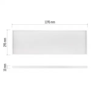 EMOS LED panel MAXXO 60×60, štvorcový vstavaný biely, 36W neutrálna b.