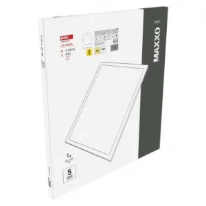 EMOS LED panel MAXXO 60×60, štvorcový vstavaný biely, 36W teplá b. UGR