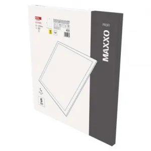 EMOS LED panel MAXXO 60×60, štvorcový vstavaný biely, 36W neutrálna b.