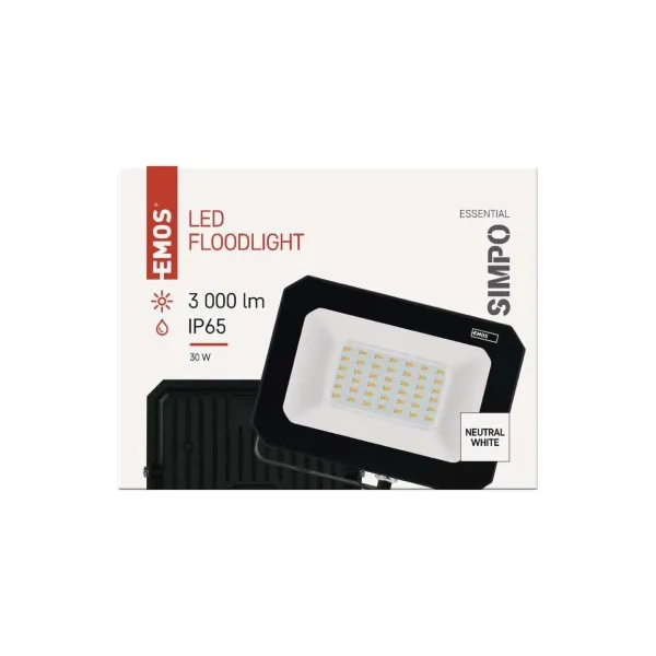EMOS LED reflektor SIMPO 30 W neutrálna biela