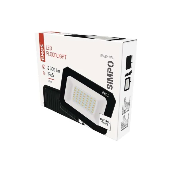 EMOS LED reflektor SIMPO 30 W neutrálna biela