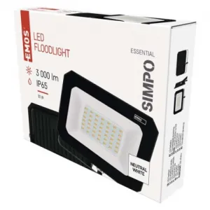 EMOS LED reflektor SIMPO 30 W neutrálna biela