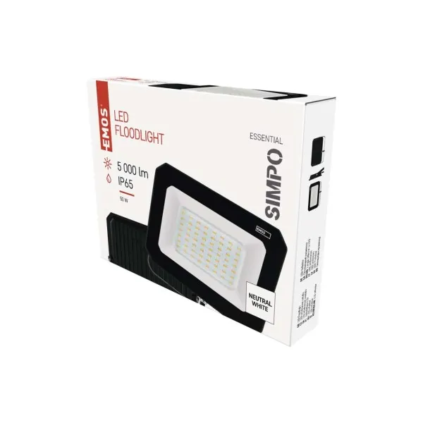 EMOS LED reflektor SIMPO 50 W neutrálna biela