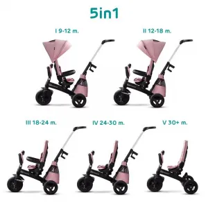 Trojkolka Kinderkraft Easytwist Mauvelous Pink Premium
